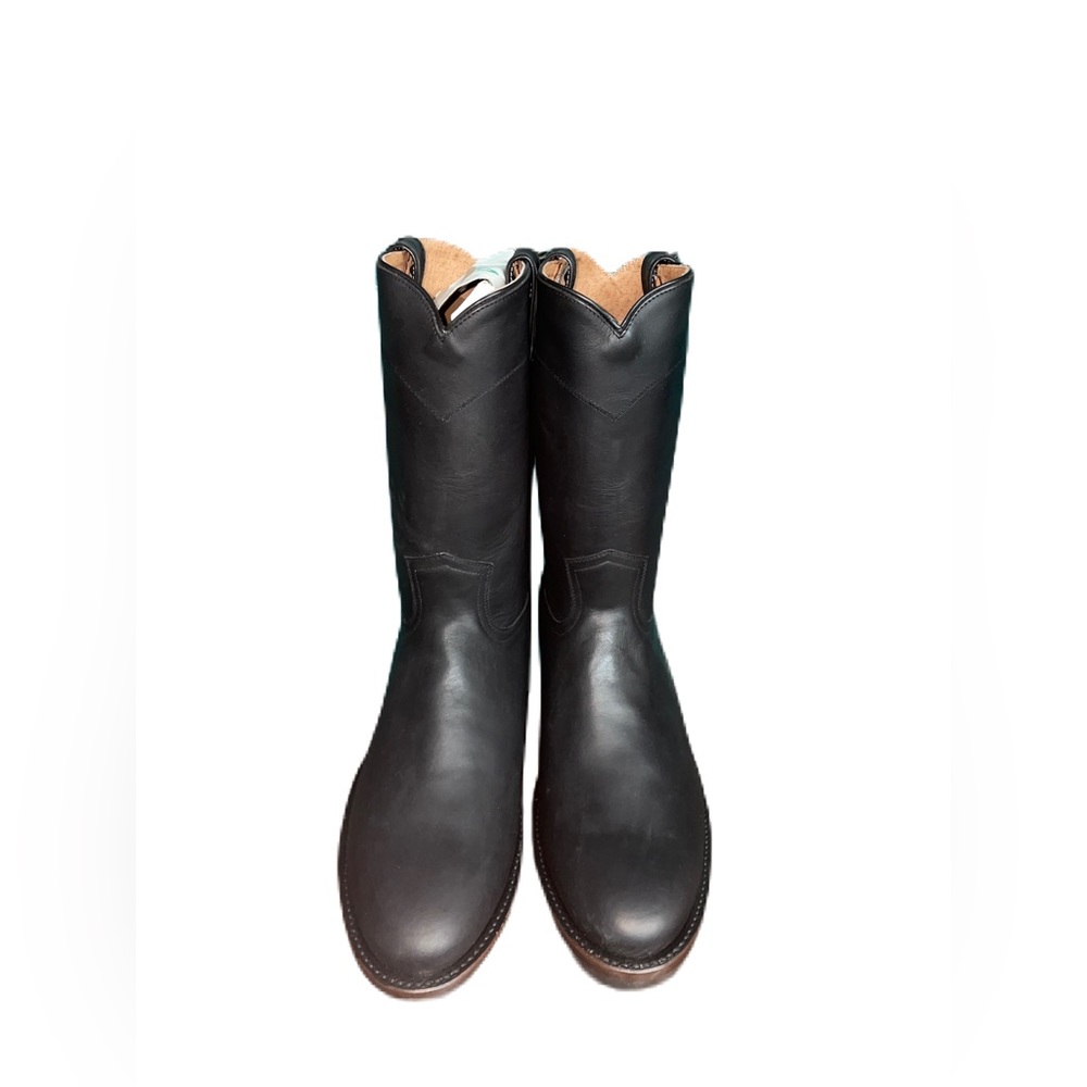CUATRALBA Western Round Toe Boots Black
